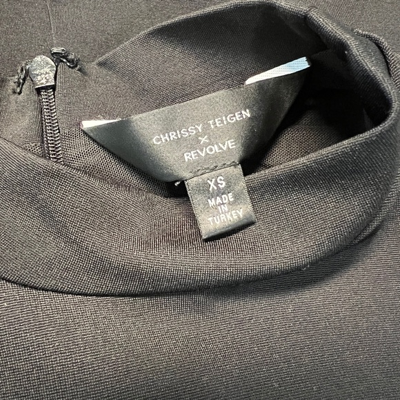 NWOT Chrissy Teigen x Revolve Luca Black Mini Dress Size XS - Picture 6 of 7